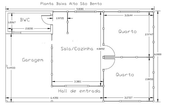 Planta do imóvel